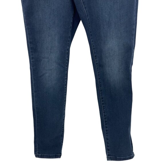 So Surroundings Womens Dark Wash Pull-On Skinny Jeans SZ M Cotton Blend Stretch - Picture 10 of 12